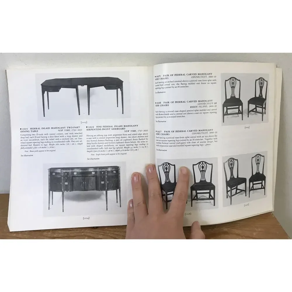 1978 Sothebys Auction Catalog Fine Americana Exhibition Furniture Pottery NYC